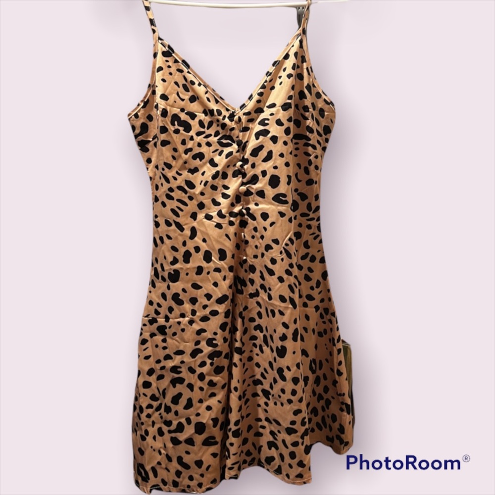 Cheetah print dress